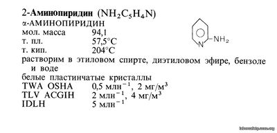 2-Аминопиридин (NH2C5H4N)