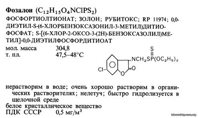 Фозалон (C12H1504NC1PS2)